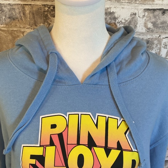 Pink Floyd hoodie. Size XL.  Light blue "The Dark Side of the Moon" - Picture 5 of 12